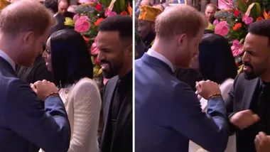 Prince Harry greets Craig David with elbow bump amid coronavirus