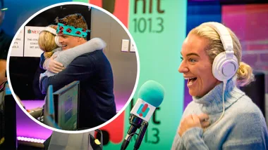 Ash Pollard reveals she is PREGNANT on air