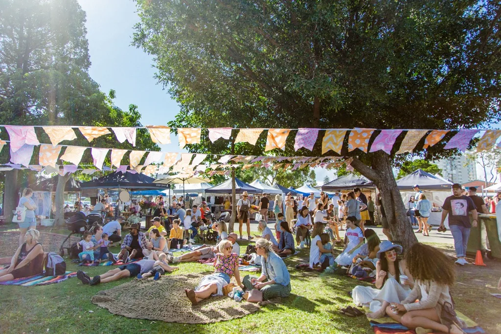 The village markets