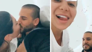 Martha taunts cheating claims as she furiously smooches Michael
