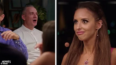 MAFS fans disgusted by Mishell & Steve for discussing their feet at dinner party