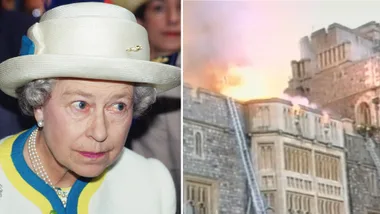 Queen left devastated after Windsor Castle went up in flames in 1992