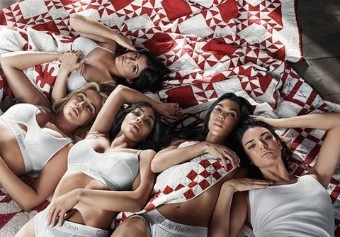 Kylie managed to pose for Calvin Klein with a strategically placed blanket on her during her pregnancy.