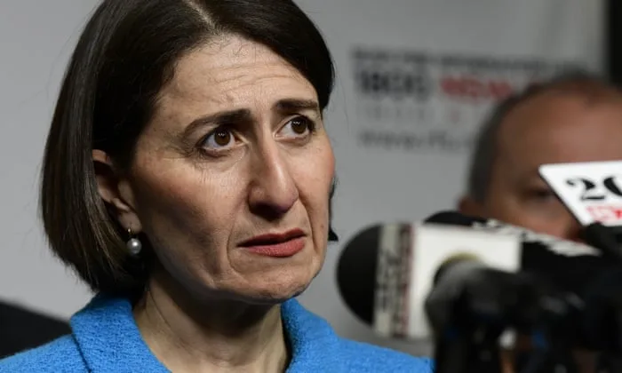 Premiers Daniel Andrews and Gladys Berejiklian (pictured) released separate statements assuring supermarkets, petrol stations, pharmacies and home delivery services would stay open during the 'comprehensive shutdown'.
