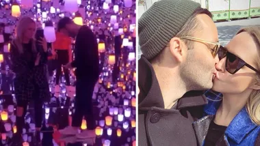 Jimmy Bartel and Lauren Mand look loved up in Japan