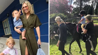 Inside Phoebe Burgess self-isolation with her two children