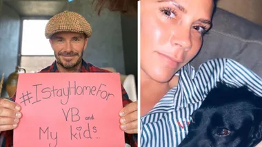 David & Victoria Beckham home school their kids in self-isolation