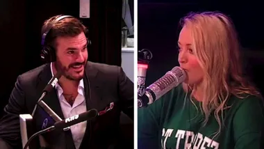 Locky Gilbert speaks about the size of his manhood with Jackie O