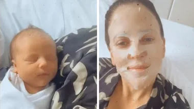 Lisa Wipfli shares video nursing newborn daughter in hospital
