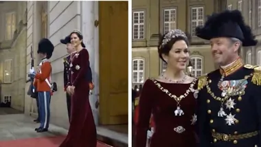 Danish royal family attend lavish New Year’s reception