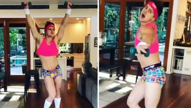 MAFS’ Mikey does moonwalk during intense workout amid COVID-19