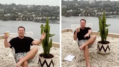 Karl Stefanovic launches hilarious tonight show from his mansion