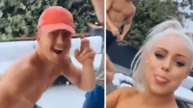 MAFS’ Mikey cuddles up to GF Kelly Burke in isolation