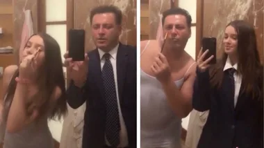 Karl Stefanovic wears makeup and dress in ‘flip the switch’ TikTok challenge