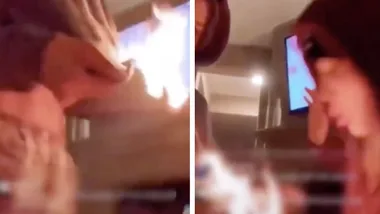 Louis Tomlinson’s ex-girlfriend accidentally sets jumper on fire