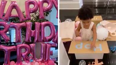 Khloe Kardashian throws Trolls-themed bday party for True