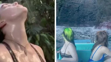 Billie Eilish stuns in bathing-suits on vacay in Hawaii