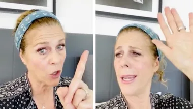 Tom Hank’s wife Rita Wilson raps while in COVID-19 quarantine