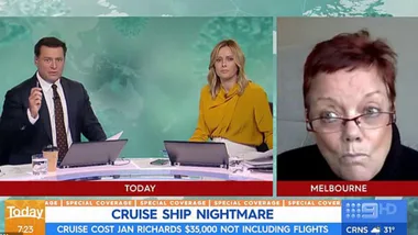 Karl Stefanovic in clash with whinging cruise ship passenger