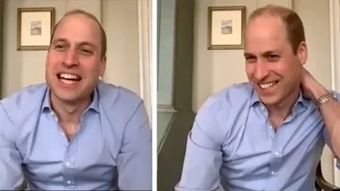 Prince William checks in with charity in heartwarming video call