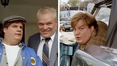 Chris Farley and Brian Dehenny star in ‘Tommy Boy’ from 1995