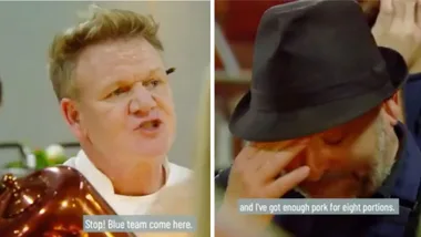 Gordon Ramsay red-faced on MasterChef after team runs out of food