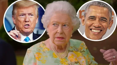 Queen Elizabeth compares noisy helicopter to Trump and Obama