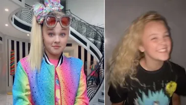 JoJo Siwa without her signature pony tail