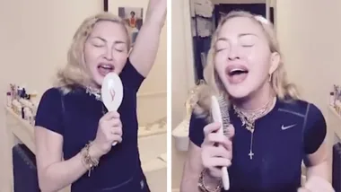 Madonna turns hit song Vogue into song about fried fish