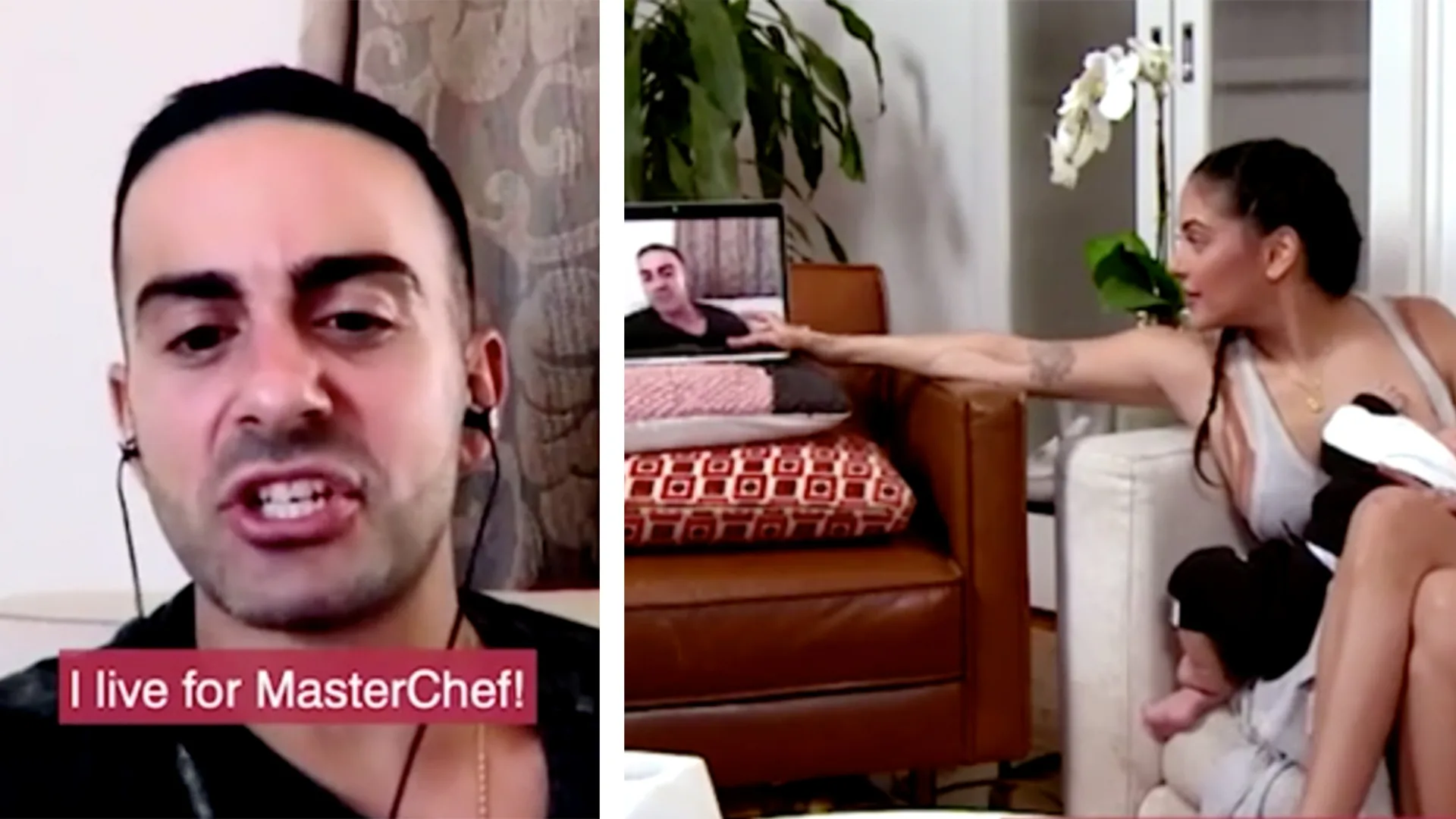 Sarah Marie & Matty Fahd mute Jad as he raves on about MasterChef