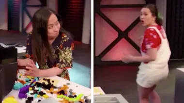 Lego Masters’ Marielle and Kaitlyn accidentally BREAK their build