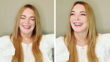 Lindsay Lohan shares hilarious bloopers while promoting single