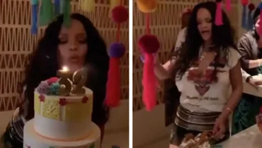 Rihanna parties hard with friends in Mexico for her birthday