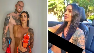 Love Island’s Vanessa Sierra bares her breasts for a drive