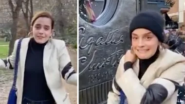 Emma Watson gives away free copies of Little Women in London
