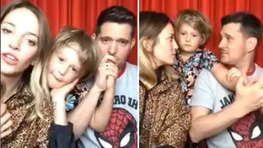 Michael Buble’s son makes cameo in first video since beating cancer
