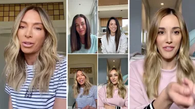 Bec Judd, Nadia Bartel & Megan Gale reveal their isolation exercises
