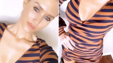 Nicky Whelan flaunts revealing outfit for Chris Harrison’s launch party