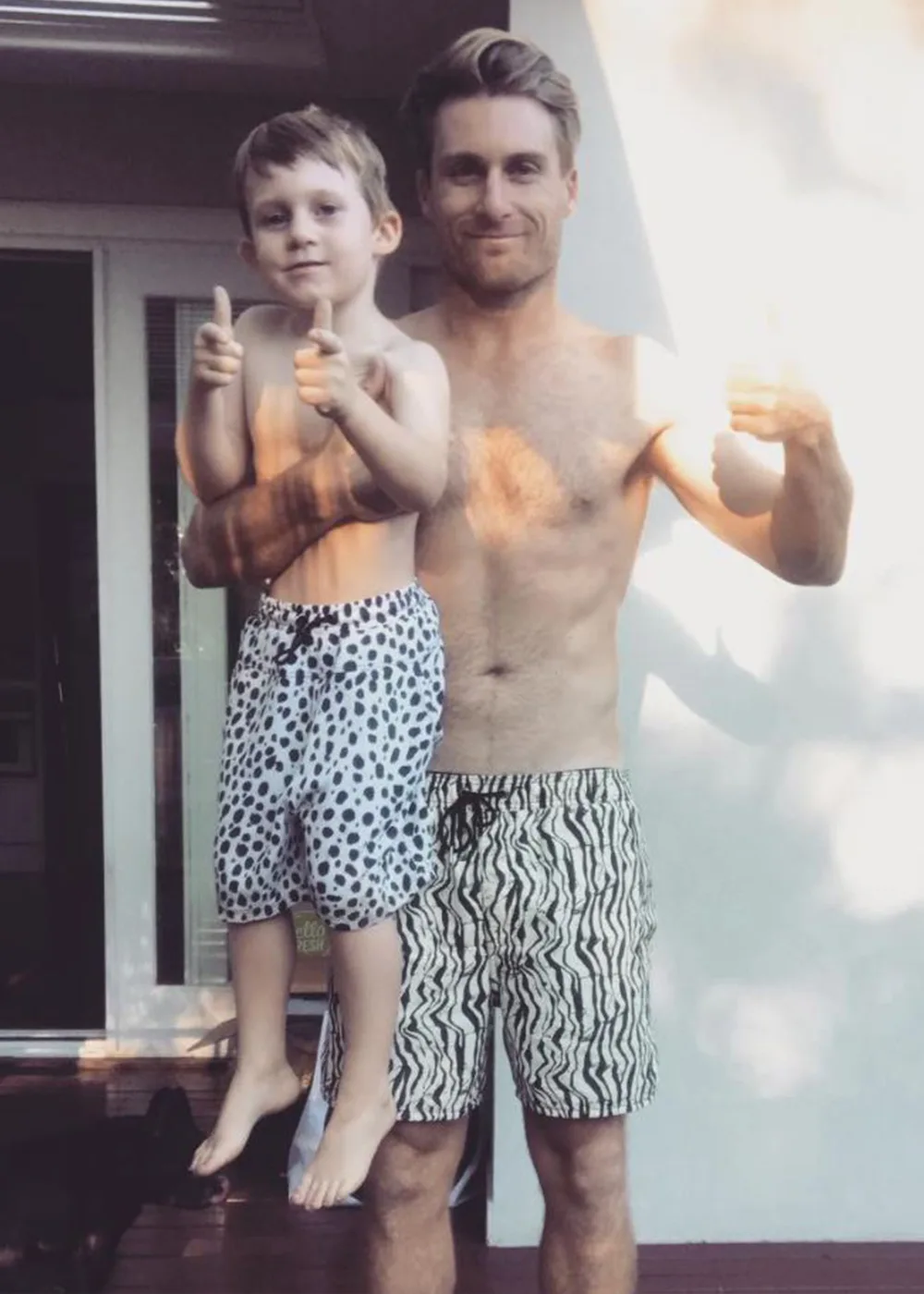 Saul Myers and son