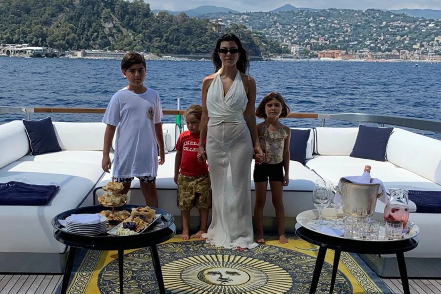 Kourtney Kardashian and kids
