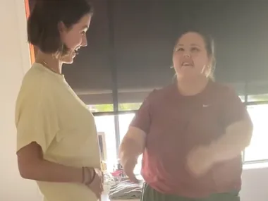 Moana Hope’s sister Vinny reacts to her and Isabella Carlstrom’s pregnancy news