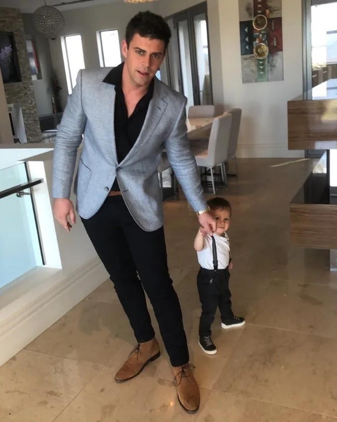 Michael Goonan and son