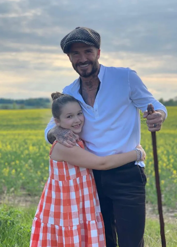 Harper Seven and David Beckham