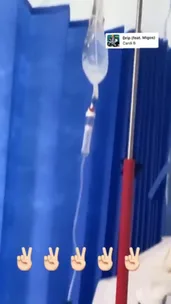 Abbie Chatfield hospitalised