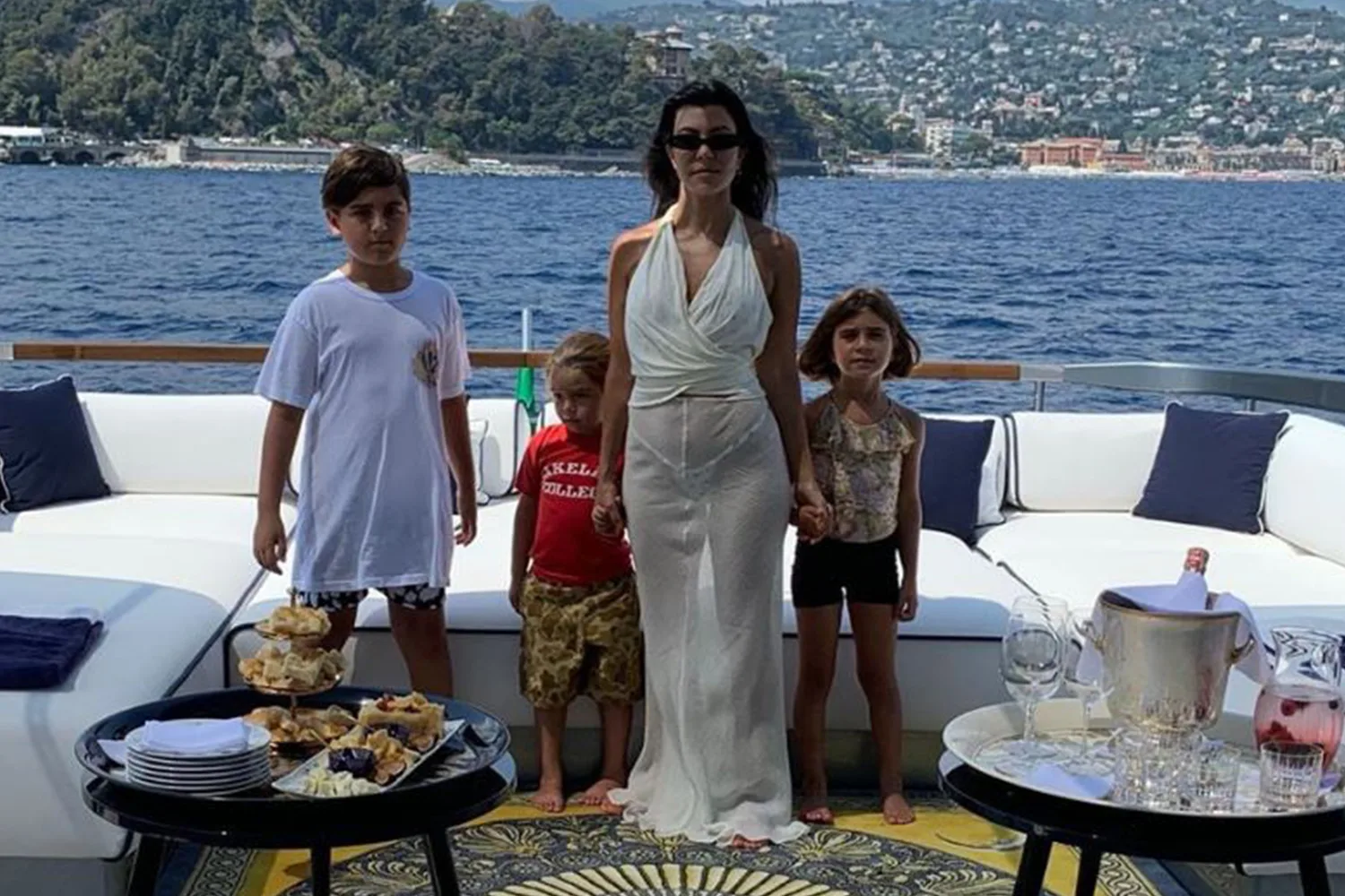 Kourtney Kardashian and kids