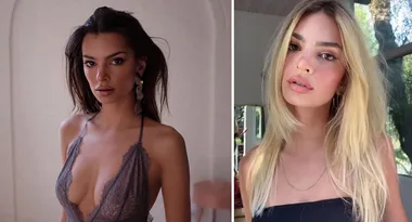 Emily Ratajkowski divides fans with new platinum blonde hair