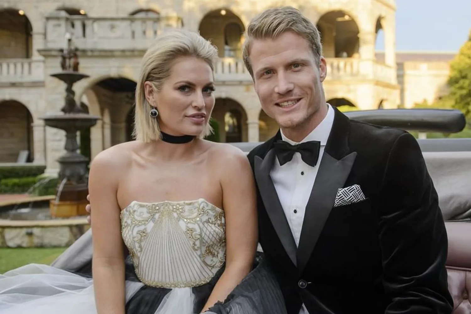 Keira Maguire and Richie Strahan