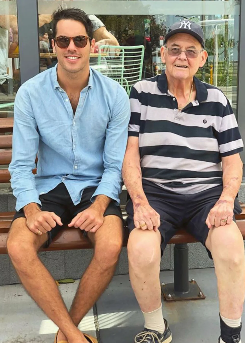 Jake Ellis and dad