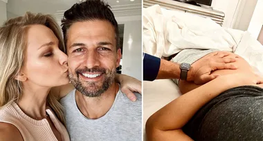 Tim Robards shares beautiful baby bump update