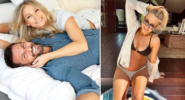 Anna Heinrich and Tim Robards welcome first child